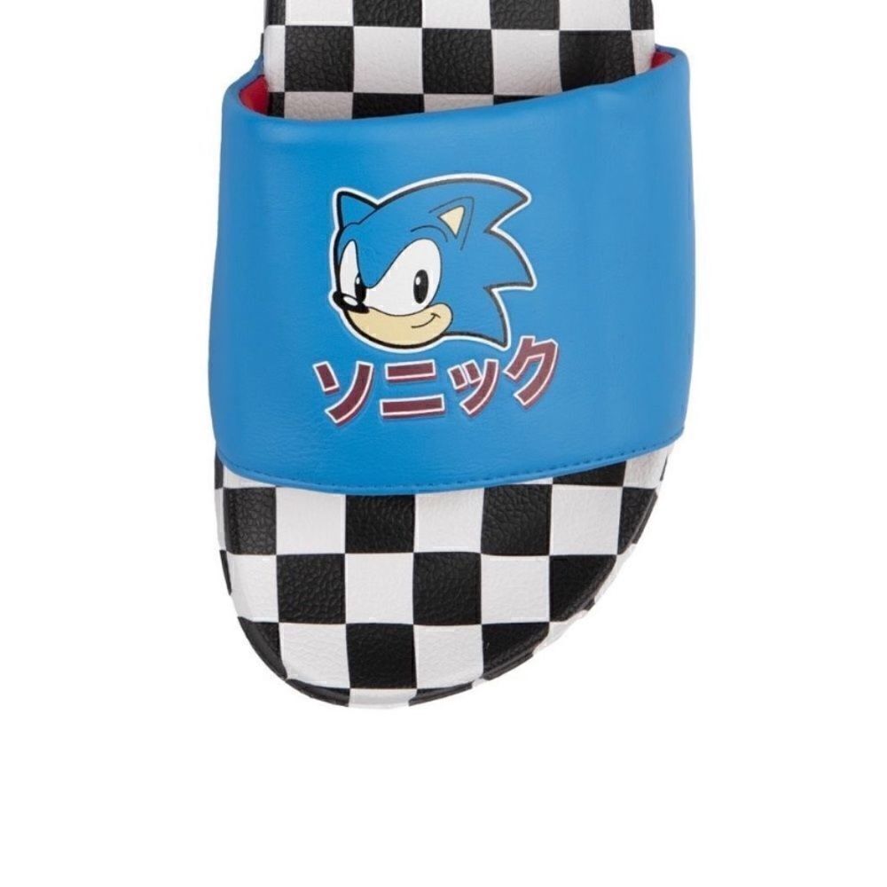 New Mens size 10 Sonic The Hedgehog slides - Picture 4 of 7